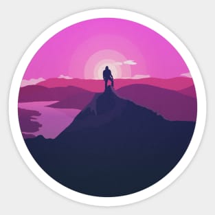 Pink Explorer Sticker